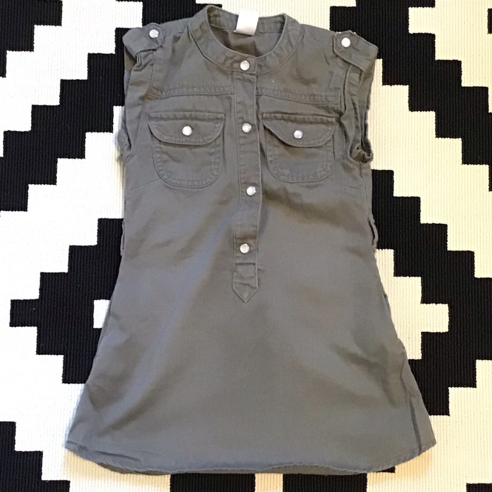 Carter’s Girls Twill Dress with Snaps